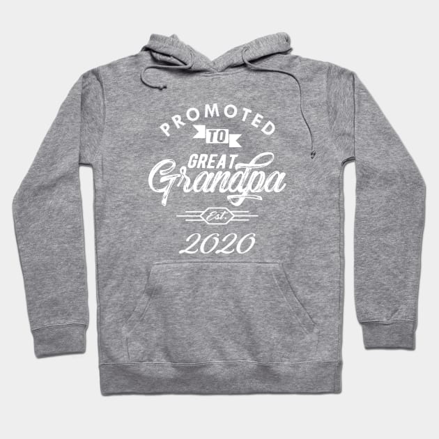 New great grandpa - Promoted to great grandpa est. 2020 Hoodie by KC Happy Shop